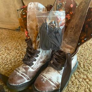 Limited edition women’s combat boots, size 7 and never worn - new with tags